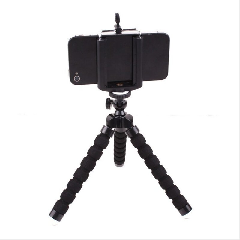 Adaptador de montaje de trípode para teléfono móvil, soporte de cámara con Clip para Selfie, temporizador, monopié, adaptador de montaje de trípode