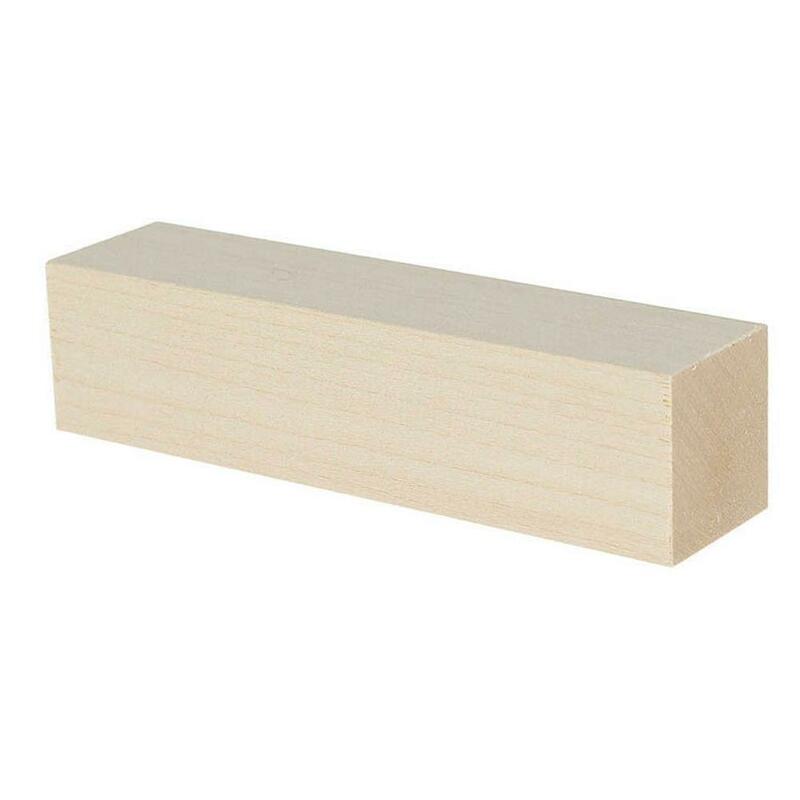 1pc Carving Wood Blocks Whittling Wood Blocks Basswood Carving Blocks Unfinished Soft Wood Set For Carving Beginners