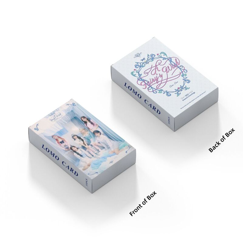 55 szt./zestaw Kpop Idol nowy Album wróżki z nadrukiem karty HD Lomo fotokartka prezent dla fanów Wonyoung Rei Gaeul Yujin Gaeul Leeseo