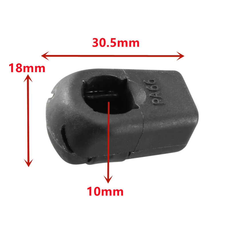 2Pcs Car Gas Spring Lift Supports Damper Replacement Fixed End Fitting Connectors M6/M8 Female Thread Accessories