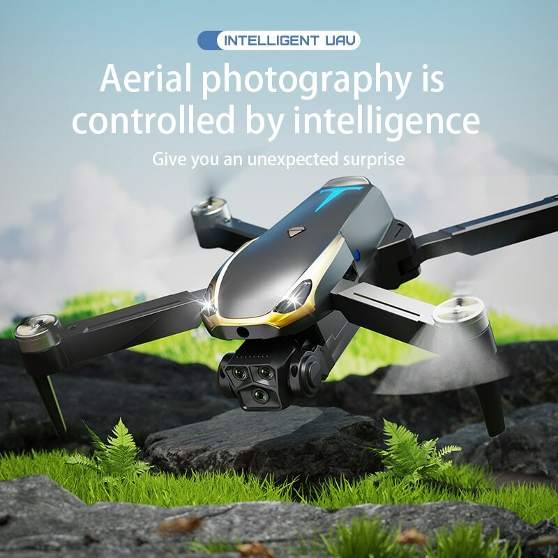 Drone M8 Pro 4K profesional definisi tinggi, Drone dapat digunakan untuk menghindari hambatan dengan jarak udara 5000