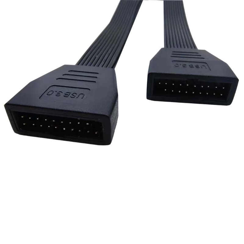 Câble d'extension USB 3.0 19/20 broches, adaptateur d'extension interne pour carte mère