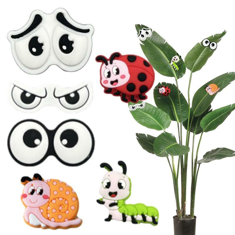 Plant Magnets For Potted Plants 6PCS Cute Plant Magnets Decor Funny Magnet Pins Charm House Plant Accessories Plant Lover Gifts