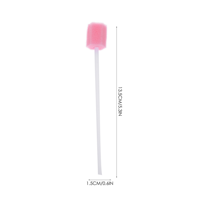Disposable Oral Care Clean Swab Tooth Cleaning Baby Tooth Brushs Care Clean Swab Tooth (Pink) Isopropylic Water sticks