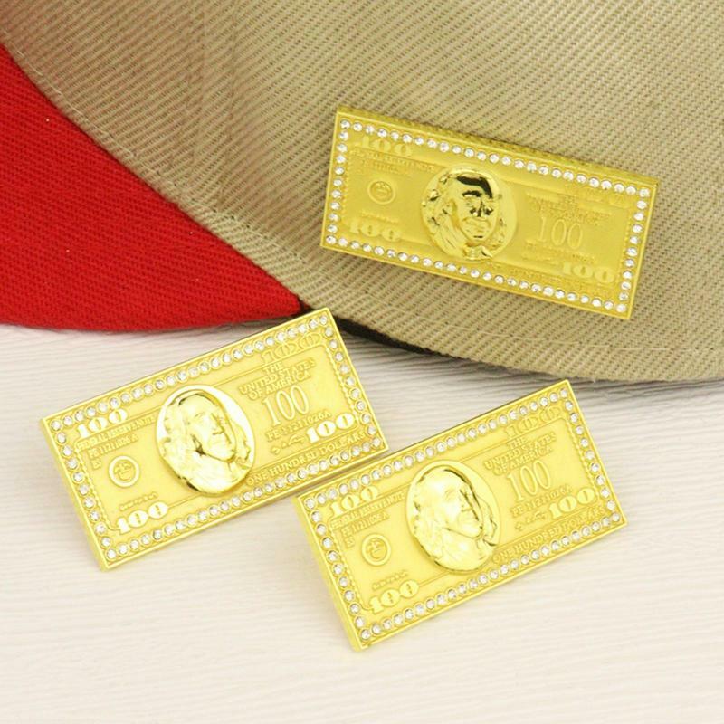Badge Hat Pin Metal Enamel Brooch Badge Eye-Catching Metal Enamel Brooch For Hats Clothes Shirts Jackets Bags And Lapels