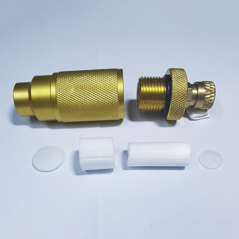 Mão bomba filtro, água e óleo separador, ar filtragem acessórios, alta pressão, M10 * 1