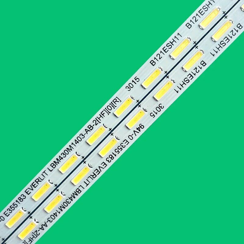 LED backlight strip FOR Sony KDL-43W755C Light bar EVERLIGHT LBM430M1403-AB-2HF LBM430M1403-AA-2HF 3V 46.7CM 42LED 100%NEW