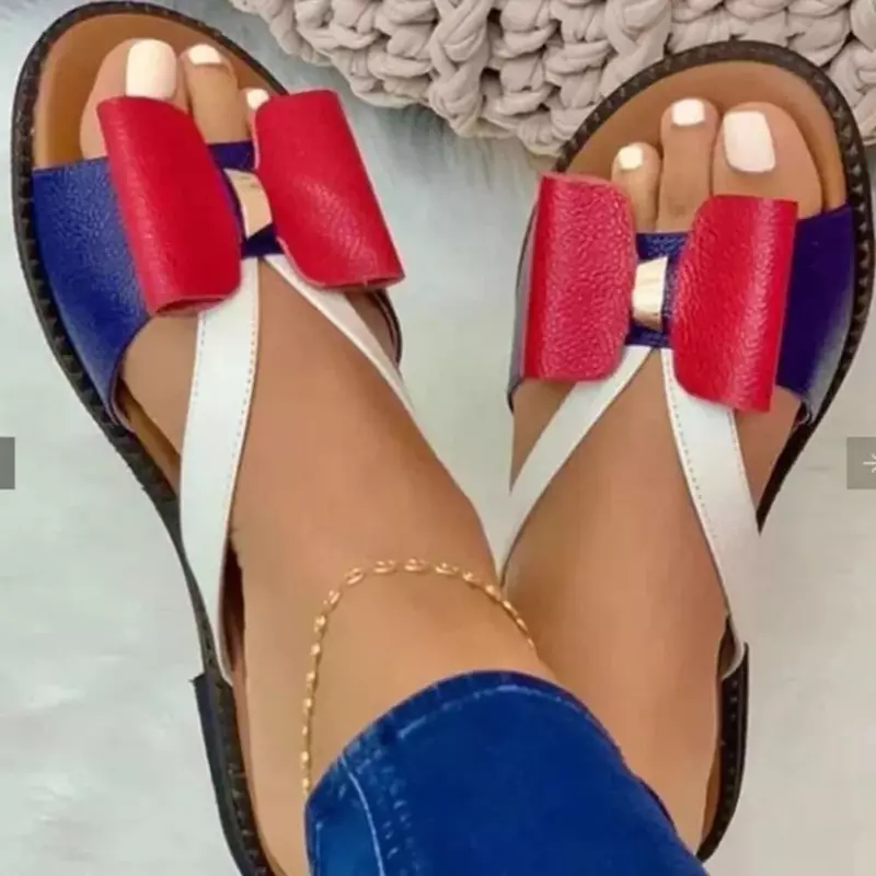 Sepatu musim panas sandal wanita kupu-kupu desainer sandal wanita Slide wanita sepatu mewah wanita Chanclas Zapatos De Mujer