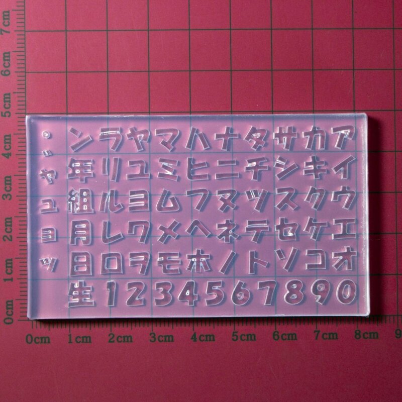 Alfabety japońskie silikonowe formy do paznokci do paznokci DIY narzędzia dekoracyjne Nails Art rzeźba formy szablony narzędzie