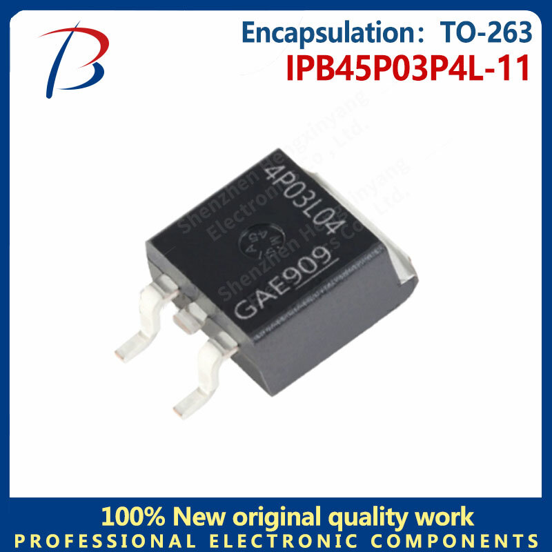 IPB45P03P4L-11 집적 회로 트랜지스터 패키지, P 채널 MOS 전계 효과 튜브, TO-263, 30V45A, 10 개