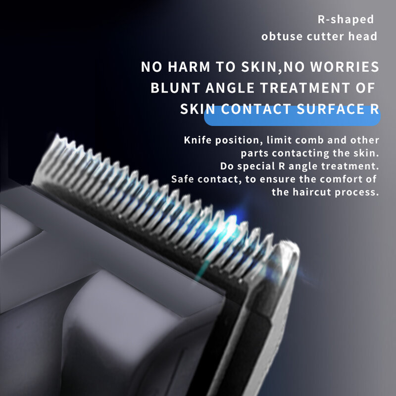 Kemei Professional Hair Clipper Kit, barbeador elétrico, máquina de corte de cabelo masculino, aparador masculino, KM-2296, KM-2299, KM-1102