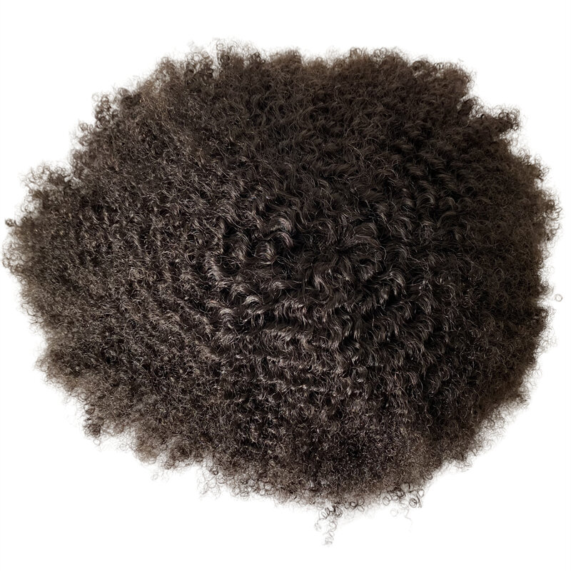 Корень 6 мм волнистые единицы #1 струйные черные вьетнамские натуральные человеческие волосы 6x8 моно Топпер для черной женщины