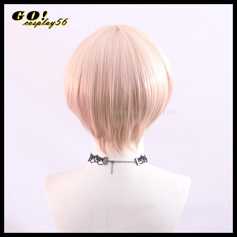 YEON HAJUN Cosplay Wig Light Blonde Short Synthetic Hair Game BAE Paradoxlive Idols Halloween Headwear