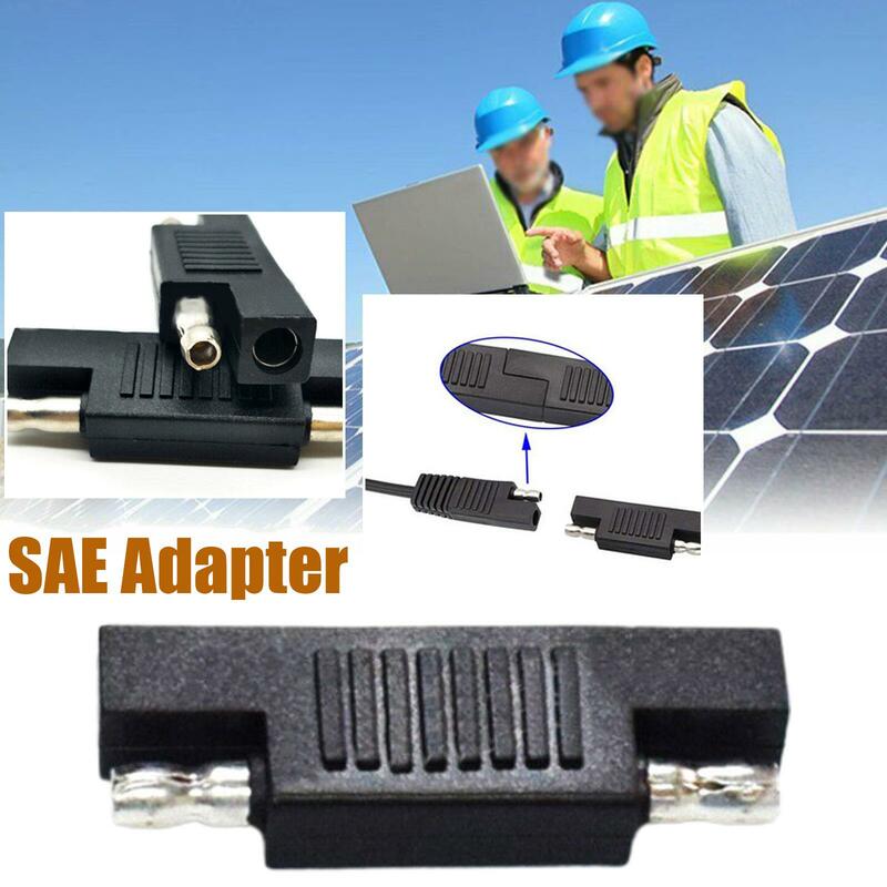 SAE Adapter Male To Male Photovoltaic Line Connector Plug To Solar Sae Conversion Cell Adapter Adapter Connector K1L4