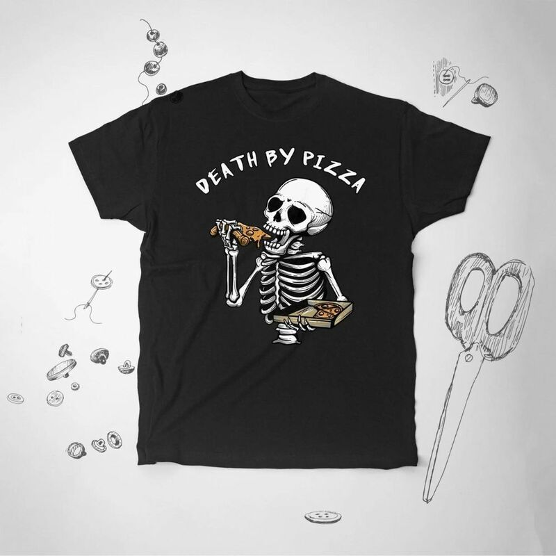 Camiseta de esqueleto feminina, camiseta gótica engraçada da moda, camiseta de algodão, tops casuais básicos macios, manga curta, verão, novo, 2022