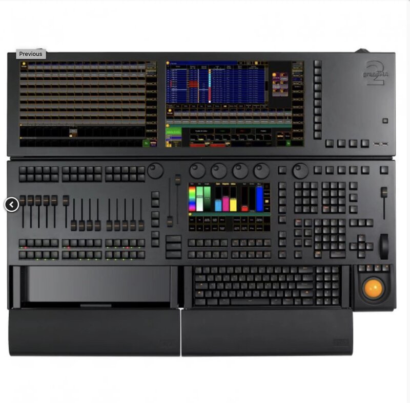 Grande pro palco mostrar rdm 512 dmx512 linux console do sistema grand ma2 consol ma 2 grandma2 controlador dmx