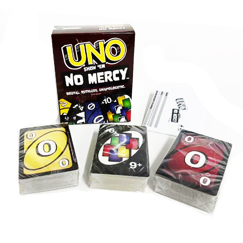 UNO Dragon Ball pasujące do gra w karty SHOWEM uno No litość karty Multiplayer Family Party Boardgame zabawni przyjaciele rozrywkowy Poker
