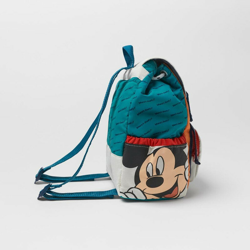 2022 Disney frauen Rucksack Mickey Maus Cartoon-Muster Große Kapazität Schule Tasche für Kindergarten Jungen Mädchen Reisetasche Mochila