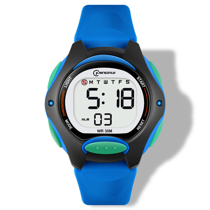 Hot Sale Girls' Sports Waterproof Luminous Alarm Clock Examination Watch Multi Function Boy Children's Watch Wholesale