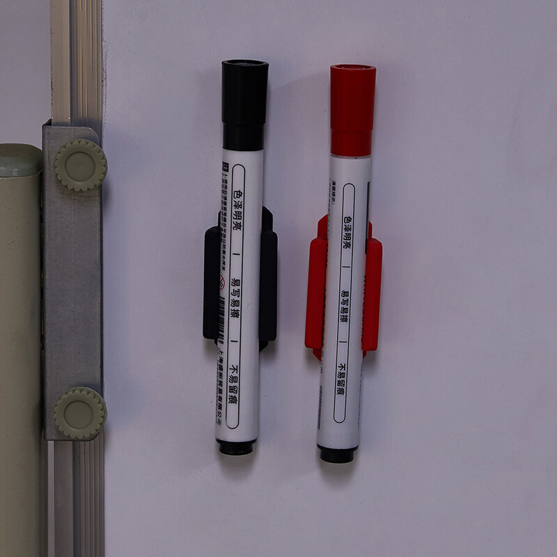 Self-Adhesive Silicone Pen Clip Wall Mounted Pencil Clip Desktop Marker Pen Ballpoint Pen Storage Holder Home Office Organizer