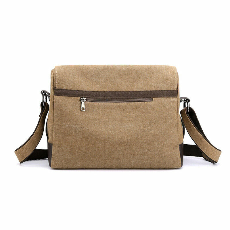 Холщовая сумка-мессенджер для мужчин, повседневный мужской портфель через плечо для походов и путешествий, модная вместительная сумка на плечо