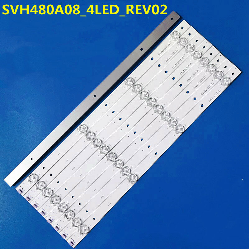 9PCS LED Backlight  Strip 4lamps SVH480A08_4LED_REV02 For LED48EC520UA LED48K300U LED48EC290N