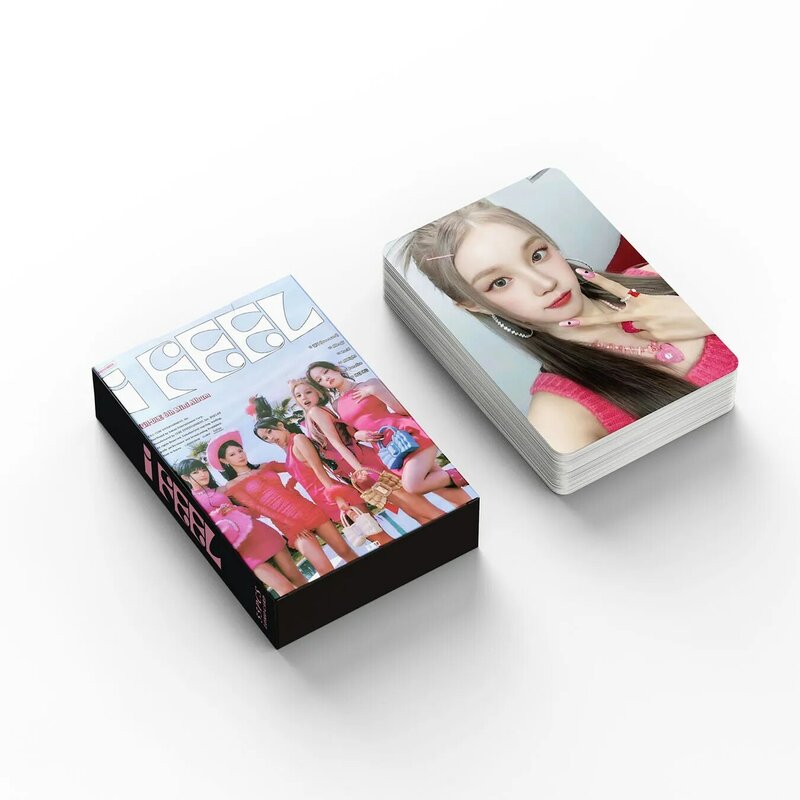 55pcs/set (G)I-DLE Kpop GIDLE Queencard Lomo Cards Album Girls I Burn Photo Card Postcard Fans Gift 2023