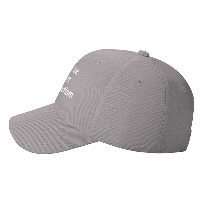 자폐증 야구 모자, 조절 가능, 야외 스포츠 모자, 회색