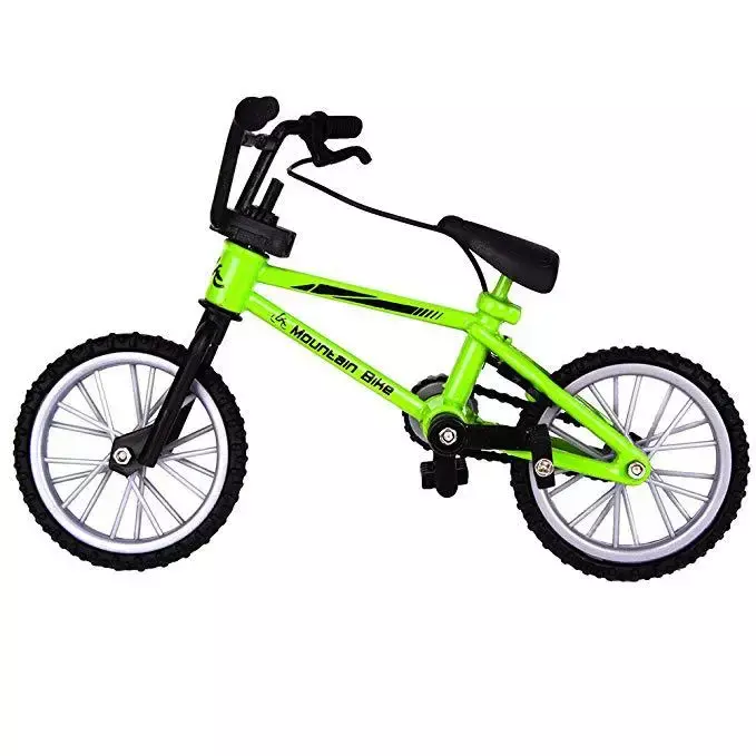 18:1 Retro Alloy Mini Dedo BMX Bicycle Assembly Bike Modelo Brinquedos Gadgets Presente Brinquedos Modelo Mini Bicicleta Portátil Para Kid