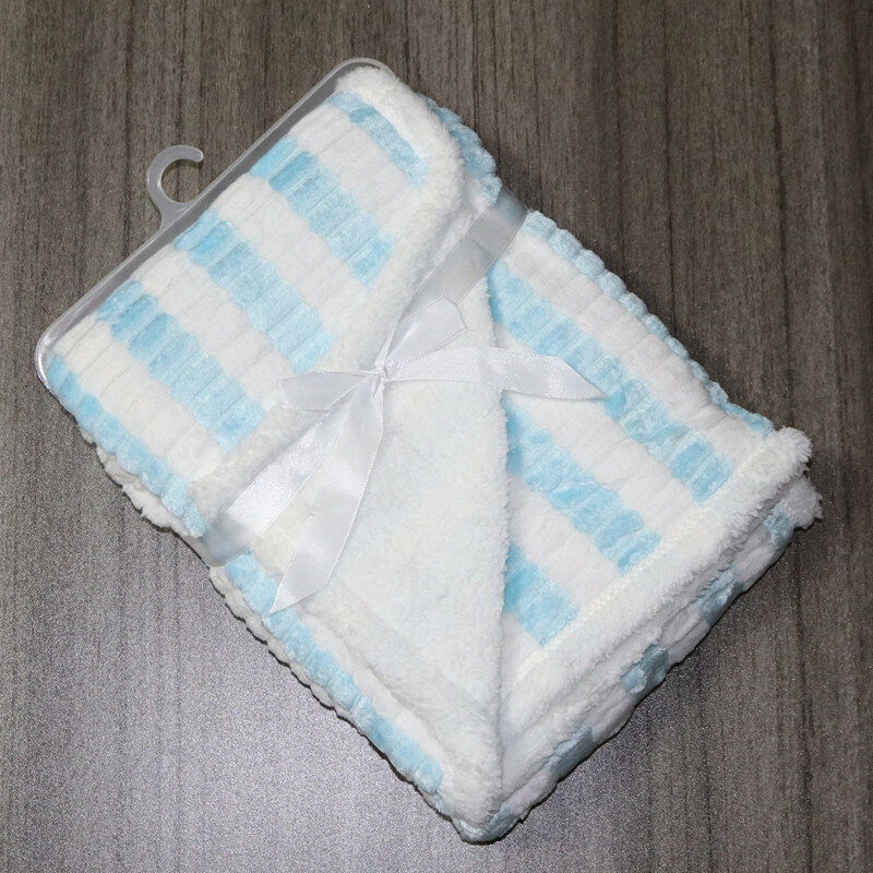 ผ้าห่มเด็ก & Swaddling ทารกแรกเกิดความร้อนขนแกะผ้าห่ม Cozy ชุดเครื่องนอนชุดผ้าฝ้ายผ้าปูที่นอนเด็กทารก Swaddle Wrap