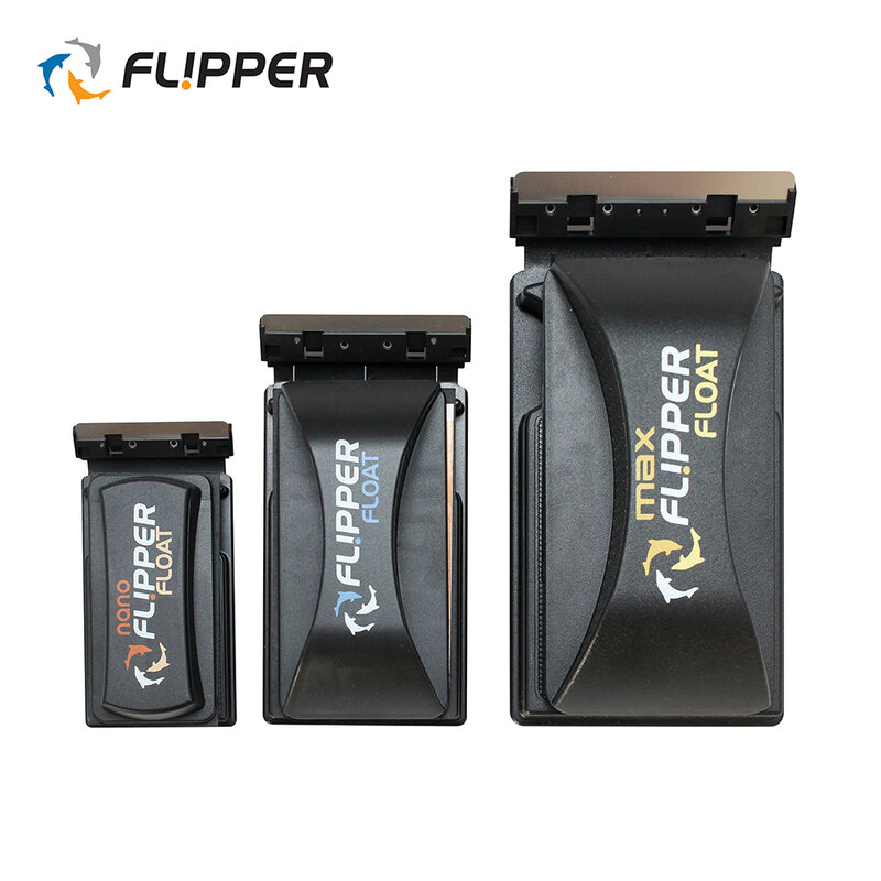 Flipper Float Magnetic Scrubber, Aquarium Algas Cleaner, Nano, Standard, Max, 2 em 1, Scraper Fish Tank Magnet