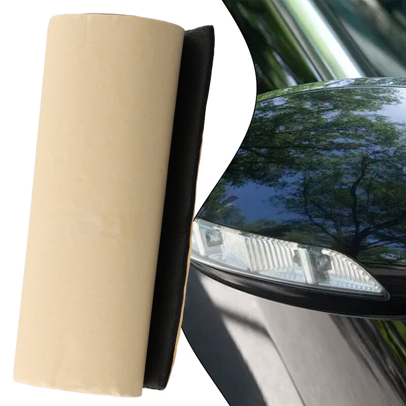 1*Car Door Protector Rubber Mat Wall Guard Bumper Sticker Mouldings Strips Parts 50*20cm 6mm High Quality Protection Mat