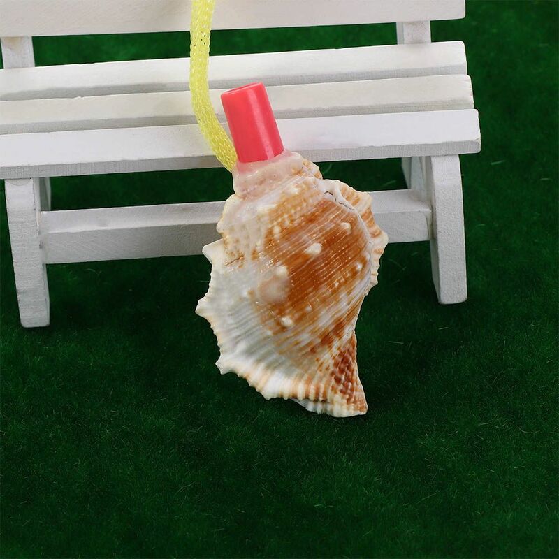 Conch Whistle Survival Tool for Children, Shell Pingente, Artesanato Decoração, Presente Natural, Birthday Toys, Frete Criativo