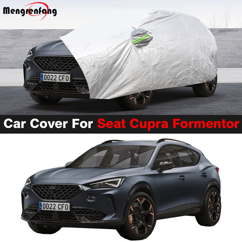 Full Car Cover Anti UV Sun Shade Rain Snow Wind Protection Dustproof Auto Cover For Seat Cupra Formentor 2019-2025