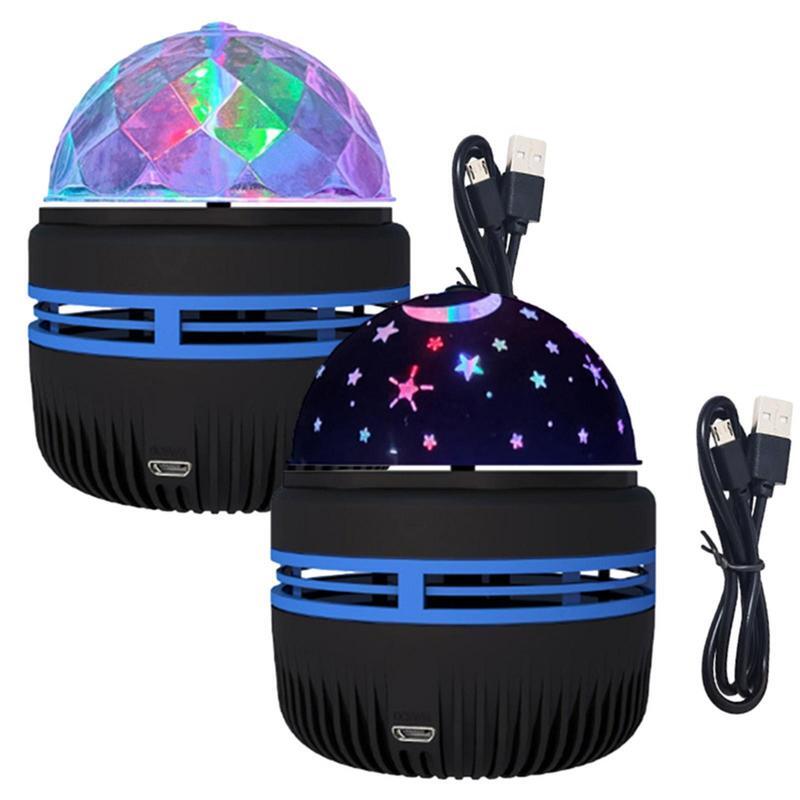 Rotazione di 360 gradi Star Galaxy Projector RGB DJ Night Light per bambini adulti Gaming Room e 2 In 1 funzione per dormire