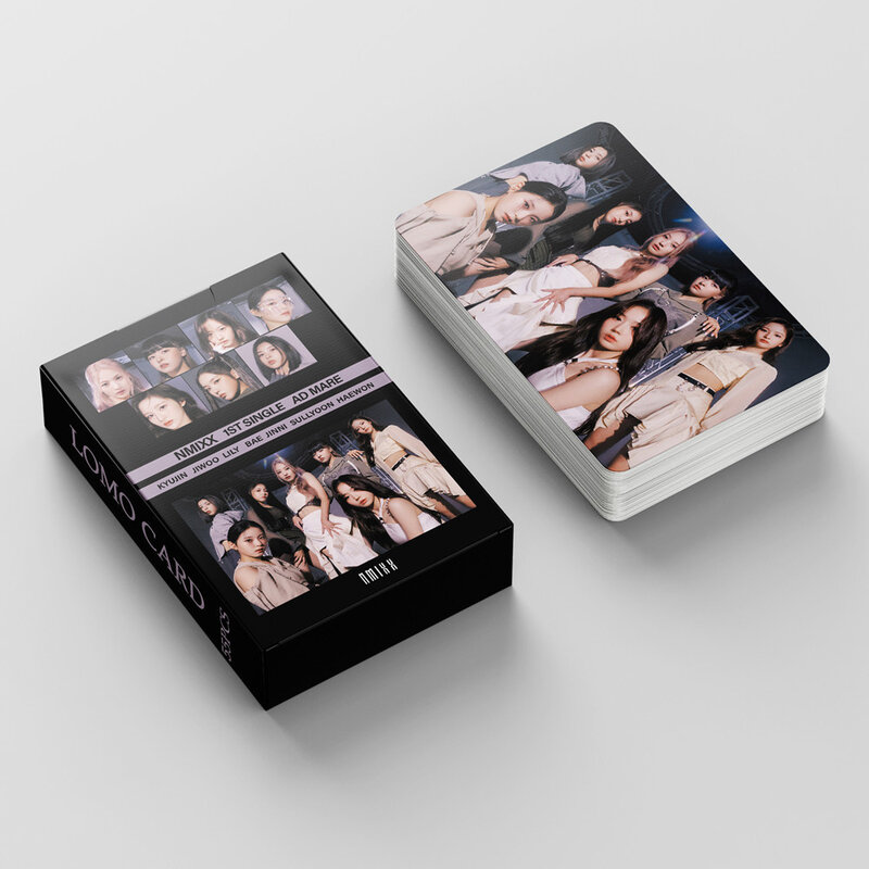 Tarjetas de Kpop TWICE ITZY MAMAMOO IU IVE Lomo, nuevo álbum de fotos, tarjeta de sesión fotográfica de alta calidad, 55 unidades por juego