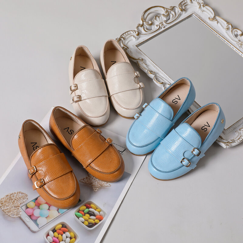 AS 2024 New Kids Shoes Children Casual Shoes Baby Girls Fashion Brand Moccasin Toddler Loafers Infant Shoes Boys Slip On Shoes