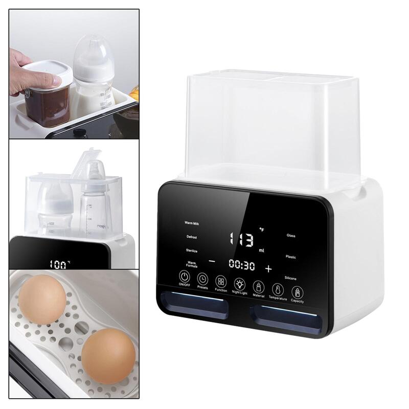 Calentador de biberón Dual para alimentación de bebé, dispositivo de calentamiento rápido de leche materna y fórmula, 220V para coche, interior y exterior, hogar