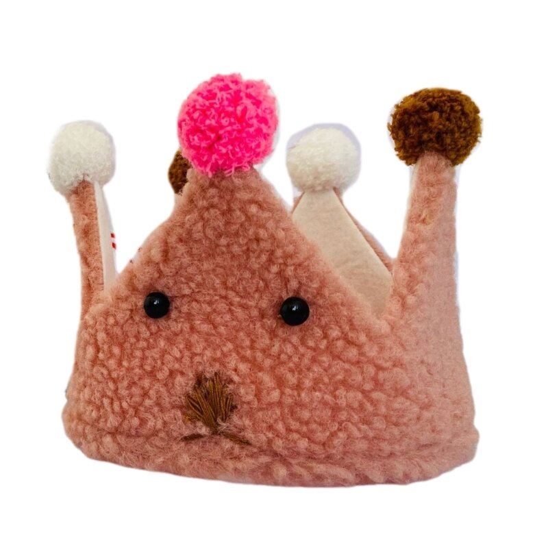 기억에 남는 순간 DropShipping을 위해 베이비 샤워 장식을 위해 곰 왕관 아기 모자가 있어야 합니다.