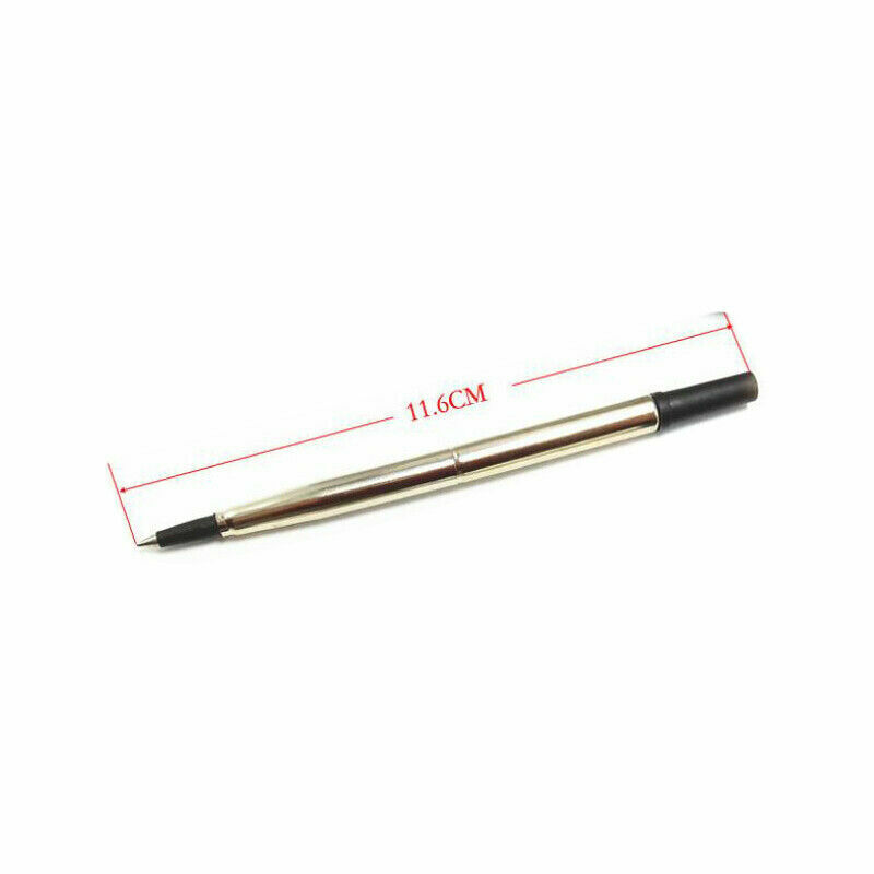 2 sztuk 6 sztuk 12 sztuk 11.6CM długopis metalowe pióro napełniania 0.5mm 0.7mm wskazówka pasuje do Parker skarb pióro