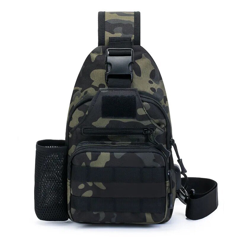 Chikage Outdoor Riding Waterproof Portable Kettle Pack Multi-function Camo Tactical Chest Bags Simple Leisure Climbing Bags