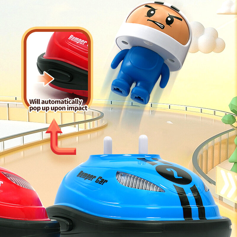 RC Spielzeug 2,4g Super Battle Autoscooter Pop-up Puppe Crash Bounce Auswurf licht Kinder Fernbedienung Spielzeug Geschenk für die Elternschaft