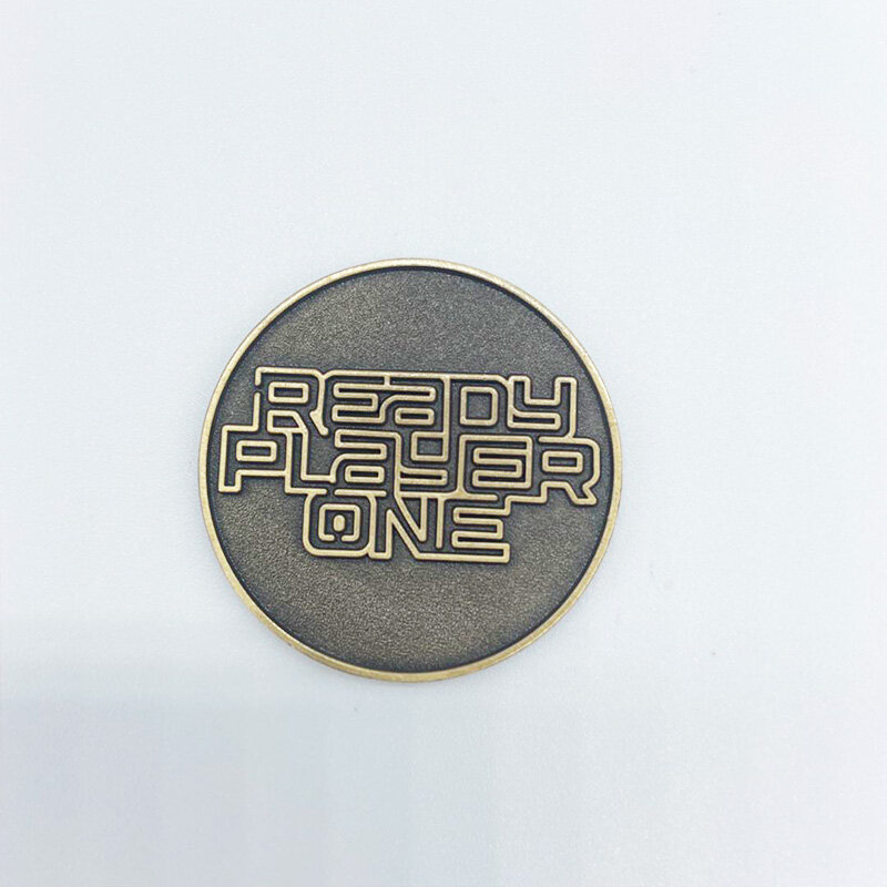 Ready Player One Extra Life Coin Cosplay Moive Prop Commenorative Coin
