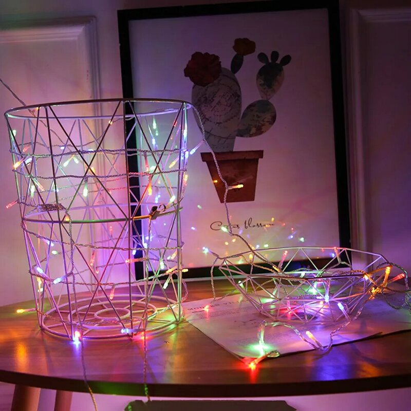 3m 6M 10M LED سلسلة أضواء 3 * AA بطارية تعمل مقاوم للماء الجنية LED أضواء عيد الميلاد لقضاء عطلة ديكور حفلات الزواج