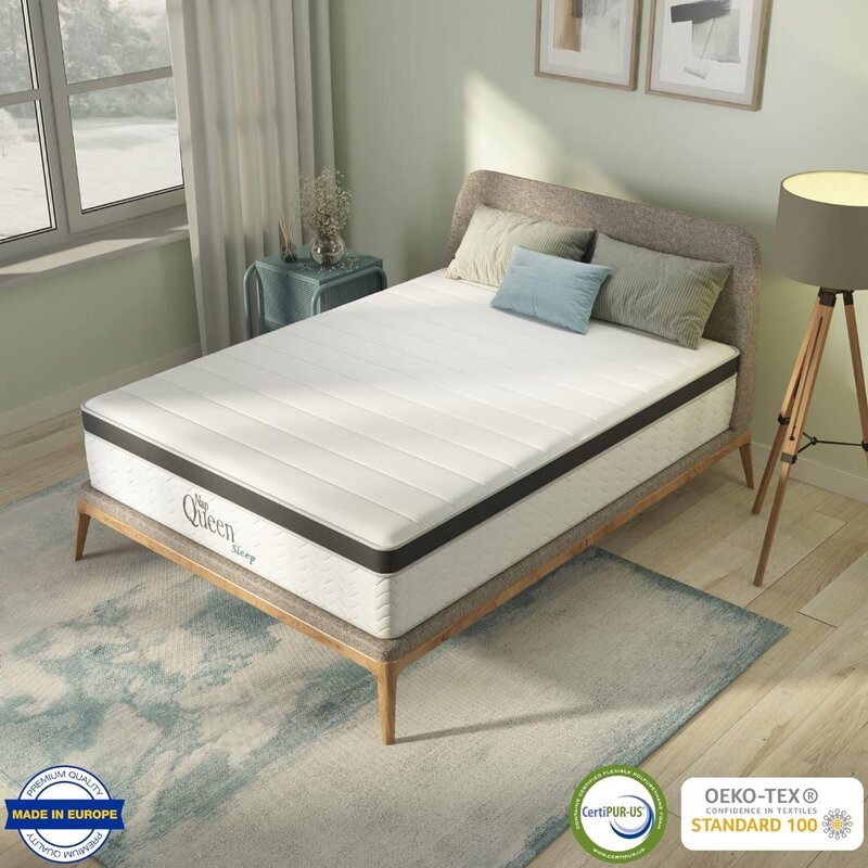 Maxima-Hybrid matratze, Kühlgel infundierter Memory-Schaum und Feder kern matratze, Bett in einer Box