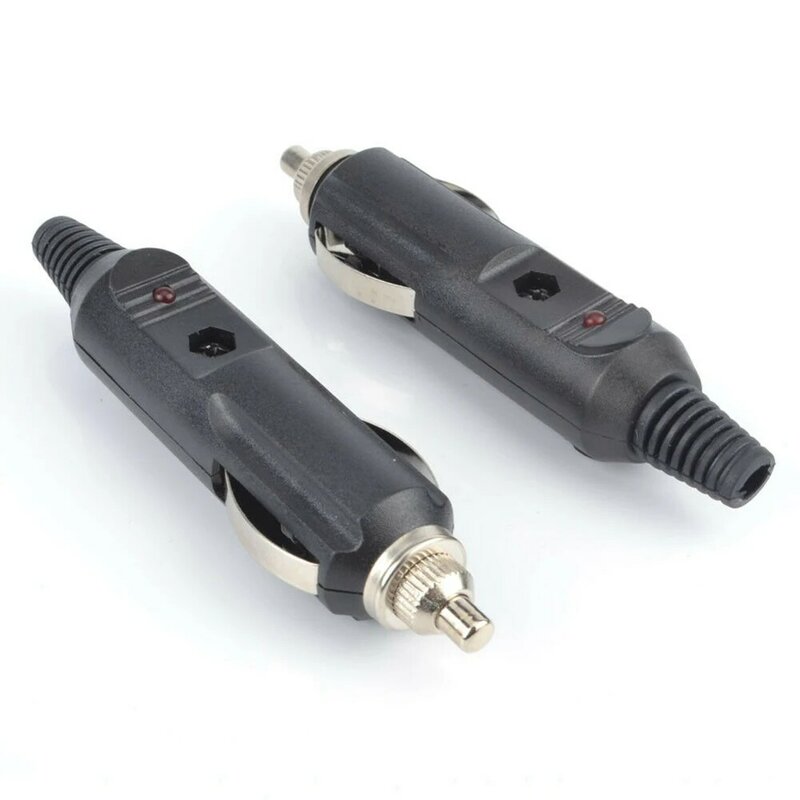 Connector Car Cigar Lighter Plugs Supplies Tools 12V ABS Accessory Black Heat Resistant Replacement Socket Sale
