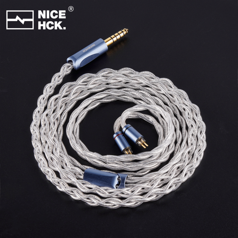 NiceHCK galaylab-Cable de reemplazo IEM 7N, Material mixto de alta pureza, MMCX/0,78 para Starfield Zero 2 Erebus F1Pro Wind