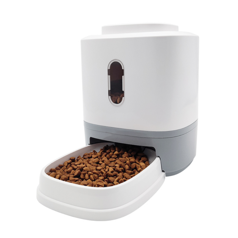 Scientfic Feeding 1.5L Automatic Pet Feeder Eliminate Grain Jam Dog Press Head Feeding Toy Puzzle Food Set Slow Food Dog Bowl