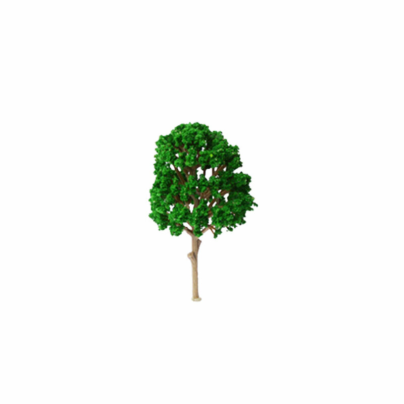Trem De Árvore Em Miniatura Artificial, Cenário De Trilho De Paisagem, 4 5cm, 10 Pcs