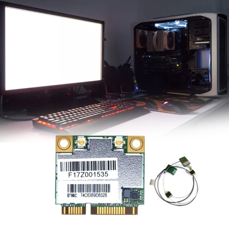 Bcm94352hmb 867 MBit/s WLAN-Karte Bluetooth-kompatibles 4,0 AW-CE123H Mini-PCI-E-Drops hip